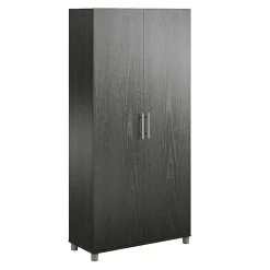 Ameriwood™ Home Camberly 36"W Utility Storage Cabinet, Black