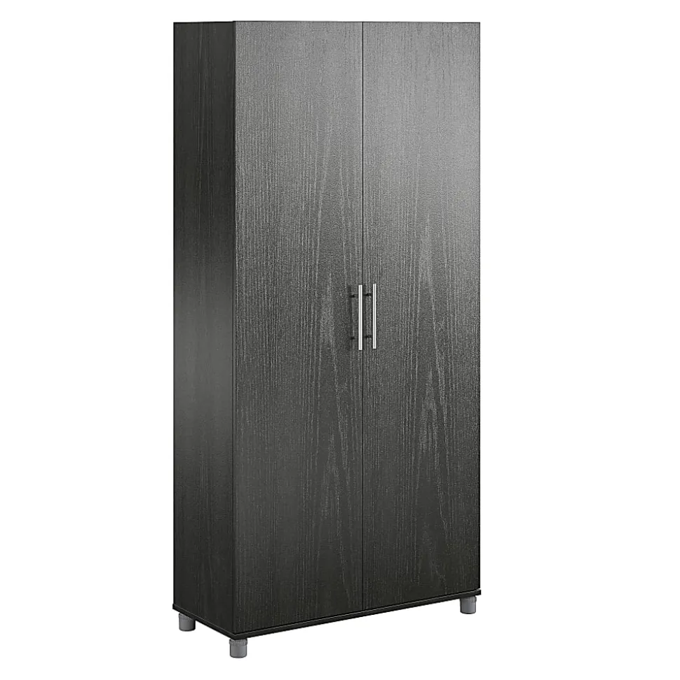 Ameriwood™ Home Camberly 36"W Utility Storage Cabinet, Black