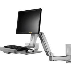 Amer Mounting Arm for Monitor, Keyboard, Mouse - TAA Compliant - 1 Display(s) Supported - 24" Screen Support - AMR1AWSL