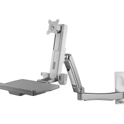 Amer Mounting Arm for Monitor, Keyboard, Mouse - TAA Compliant - 1 Display(s) Supported - 24" Screen Support - AMR1AWSL