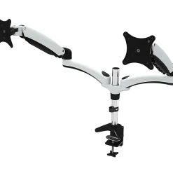 Amer Mounts Dual Monitor Mount with Articulating Arms - HYDRA 2 arm articulating monitor mount with desk clamp