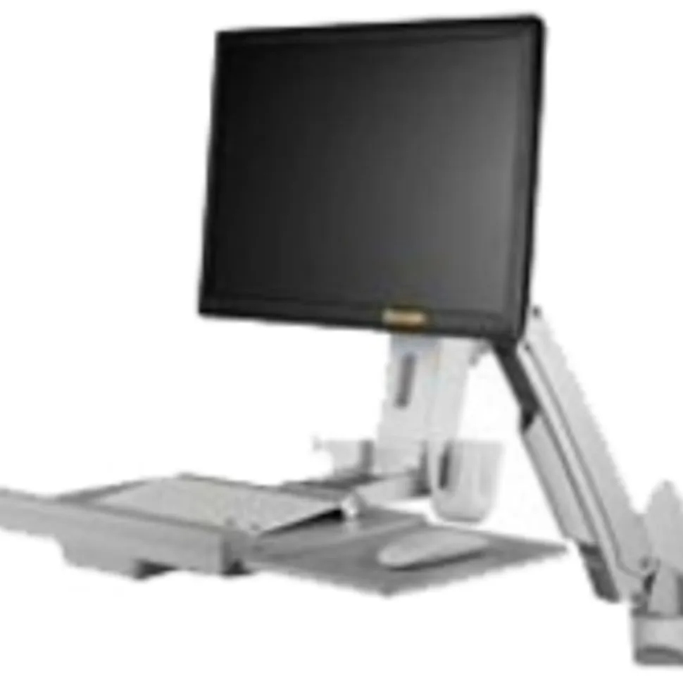 Amer Wall Mount for Flat Panel Display, Keyboard, CPU, TAA Compliant, AMR1AWS