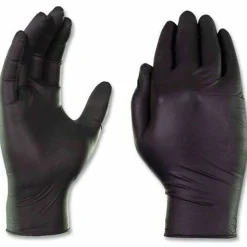 AMMEX Professional Black Nitrile Powder Free Exam SM Gloves