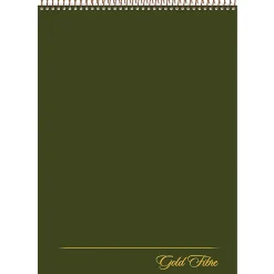 Ampad Gold Fibre Classic Wirebound Legal Pads - 70 Sheets - Wire Bound - 0.34" Ruled - 20 lb Basis Weight - 20811