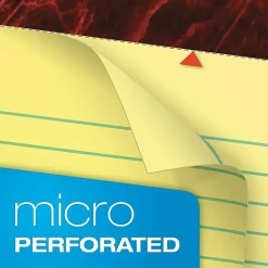 Ampad Gold Fibre Premium Rule Writing Pads - Letter - 50 Sheets - Watermark - Stapled/Glued - 0.34
