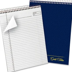 Ampad Gold Fibre Wirebound Legal Pad - 70 Sheets - Wire Bound - 20 lb Basis Weight - 8 1/2"x11 3/4" Sheet Size - 20815