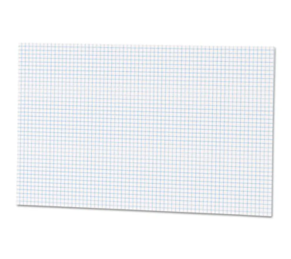 Ampad Graph Pad - 50 Sheets - Both Side Ruling Surface - 15 lb Basis Weight - Tabloid - 11"x17" Sheet Size - 22037