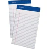 Ampad® Perforated Pads, 5" x 8", Junior Legal Ruled, 50 Sheets, Pack Of 12 Pads