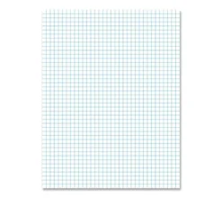 Ampad® 2-Sided Pads, 8 1/2" x 11", Quadrille Ruled, 50 Sheets, White