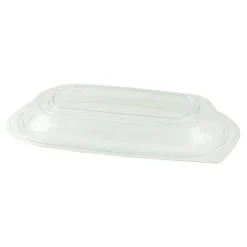 Anchor Packaging Microwavable Plastic Lids For 16 Oz Containers, 9", Clear, Pack Of 300 Lids