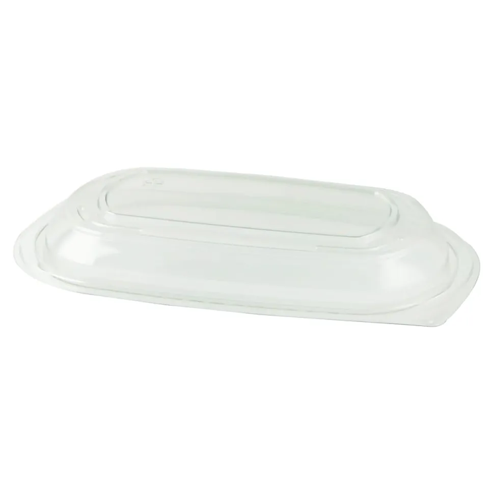 Anchor Packaging Microwavable Plastic Lids For 16 Oz Containers, 9", Clear, Pack Of 300 Lids