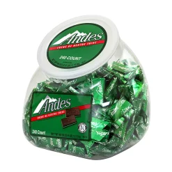 Andes Crème De Menthe Thins, 2.5 Lb, Tub Of 240 Pieces