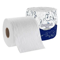 Angel Soft by GP PRO, 2 Ply, Professional Series Standard Roll Toilet Paper, 4x4, Recycled, White, 400 Sheets, 60 Rolls per Case