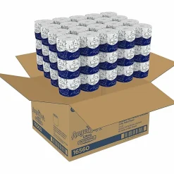 Angel Soft by GP PRO, 2 Ply, Professional Series Standard Roll Toilet Paper, 4x4, Recycled, White, 400 Sheets, 60 Rolls per Case