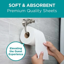 Angel Soft Professional Series® 2-Ply Embossed Toilet Paper, 20% Recycled Fiber, 80 Rolls per Case, 450 Sheets per Roll