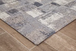 Anji Mountain Aarhus Rug’d Chair Mat, 1/4"H x 36”W x 48”D, Beige/Brown/Gray