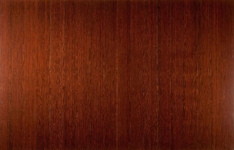 Anji Mountain Bamboo Deluxe Roll-Up Chair Mat, 48" x 72", 8 mm"-Thick, Dark Cherry