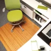 Anji Mountain Bamboo Roll-Up Chair Mat, 48" x 52", 1/4"-Thick, Natural