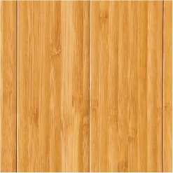 Anji Mountain Bamboo Roll-Up Chair Mat, 44" x 52", 1/4"-Thick, 9 1/4" Tongue, Natural