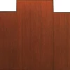 Anji Mountain Bamboo Tri-Fold Plush Chair Mat, 47" x 51", 1/2" Thick, Dark Cherry