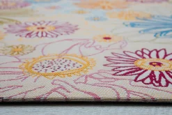 Anji Mountain Keukenhof Rug’d Chair Mat, 1/2"H x 36”W x 48”D, Multicolor