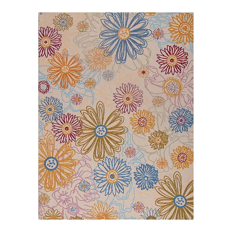 Anji Mountain Keukenhof Rug’d Chair Mat, 1/2"H x 36”W x 48”D, Multicolor