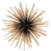 Anji Mountain Small Burst, 4"H x 4"W x 4”D, Gold