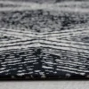 Anji Mountain Smiljan Rug’d Chair Mat, 1/4"H x 36”W x 48”D, Black/White