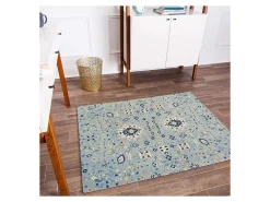 Anji Mountain Tabriz Rug’d Chair Mat, 1/4