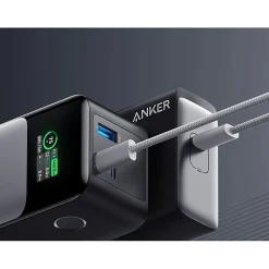 ANKER 737 Power Bank (PowerCore 24K) - For MacBook Pro, Universal, USB Type A Device, USB Type C Device, MacBook Air, iPhone 13, Smartphone, iPad Pro
