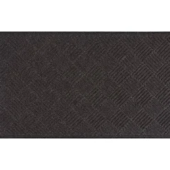 Apache Mills Crosshatch Heavy-Duty Mat, 36" x 60", Charcoal