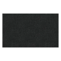 Apache Mills TireTuff Royale High-Traffic Entrance Mat, 36"H x 60"W, Onyx