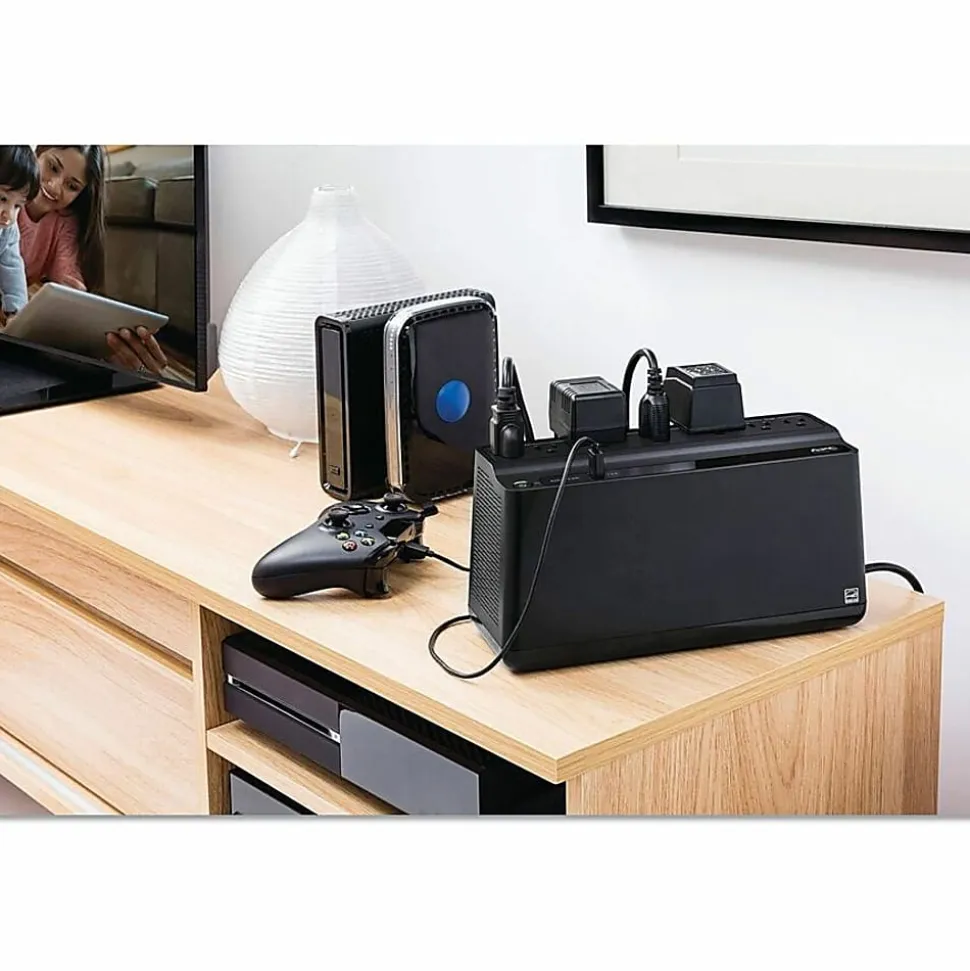 APC Back-UPS BE600M1 Battery Backup, 7 Outlet, 600VA/330W