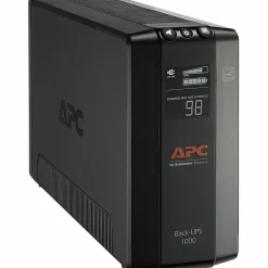 APC® Back-UPS® Pro BX Compact Tower Uninterruptible Power Supply, 8 Outlets, 1,000VA/600 Watts, BX1000M
