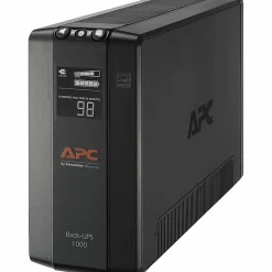 APC® Back-UPS® Pro BX Compact Tower Uninterruptible Power Supply, 8 Outlets, 1,000VA/600 Watts, BX1000M
