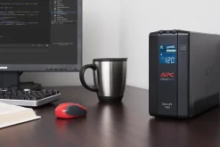 APC® Back-UPS® Pro BX Compact Tower Uninterruptible Power Supply, 8 Outlets, 1,000VA/600 Watts, BX1000M