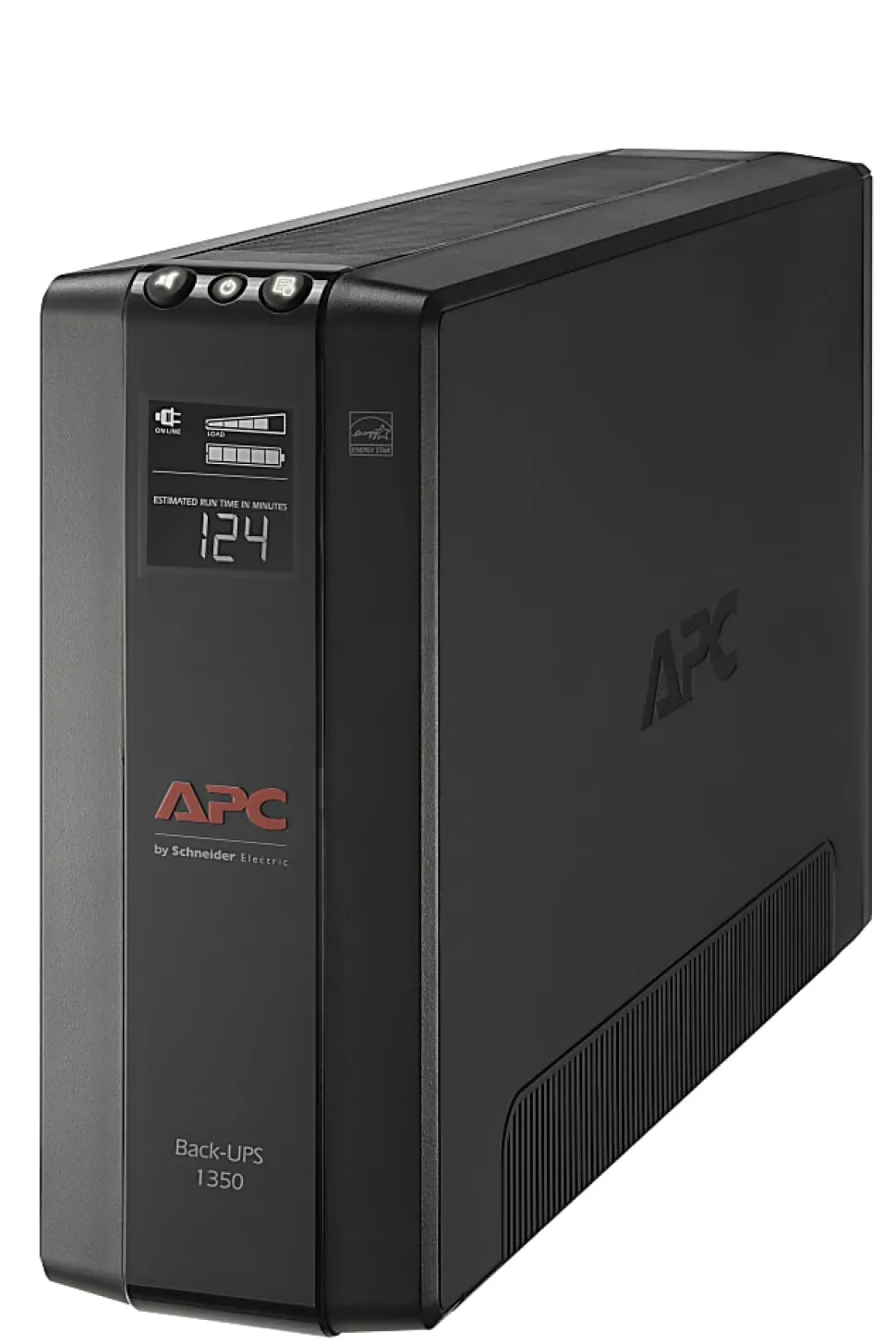 APC® Back-UPS® Pro BX Compact Tower Uninterruptible Power Supply, 10 Outlets, 1,350VA/810 Watts, BX1350M