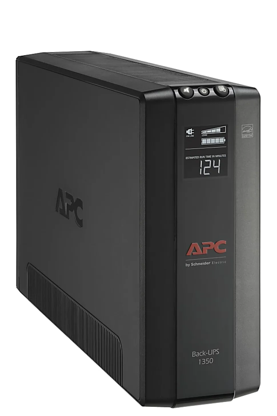 APC® Back-UPS® Pro BX Compact Tower Uninterruptible Power Supply, 10 Outlets, 1,350VA/810 Watts, BX1350M