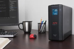 APC® Back-UPS® Pro BX Compact Tower Uninterruptible Power Supply, 10 Outlets, 1,350VA/810 Watts, BX1350M