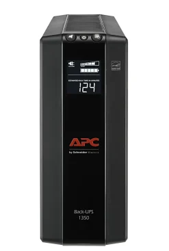 APC® Back-UPS® Pro BX Compact Tower Uninterruptible Power Supply, 10 Outlets, 1,350VA/810 Watts, BX1350M