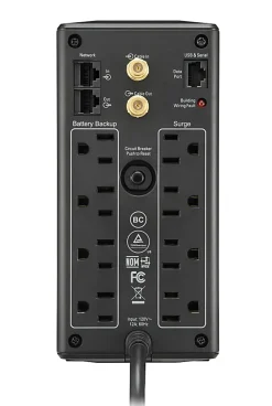 APC® Back-UPS® Pro BX Compact Tower Uninterruptible Power Supply, 8 Outlets, 850VA/510 Watts, BX850M