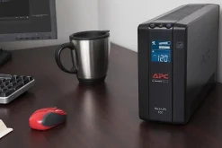 APC® Back-UPS® Pro BX Compact Tower Uninterruptible Power Supply, 8 Outlets, 850VA/510 Watts, BX850M