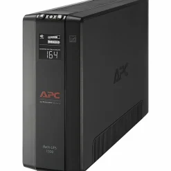 APC® Back-UPS® Pro BX Compact Tower Uninterruptible Power Supply, 10 Outlets, 1,500VA/900 Watts, BX1500M