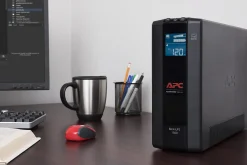 APC® Back-UPS® Pro BX Compact Tower Uninterruptible Power Supply, 10 Outlets, 1,500VA/900 Watts, BX1500M