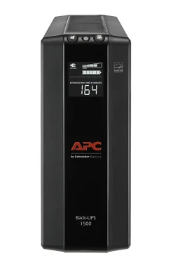 APC® Back-UPS® Pro BX Compact Tower Uninterruptible Power Supply, 10 Outlets, 1,500VA/900 Watts, BX1500M