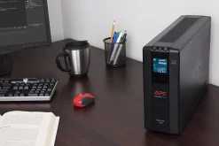 APC® Back-UPS® Pro BX Compact Tower Uninterruptible Power Supply, 10 Outlets, 1,500VA/900 Watts, BX1500M