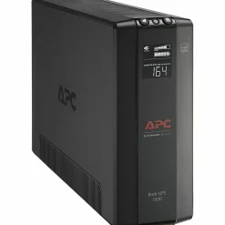 APC® Back-UPS® Pro BX Compact Tower Uninterruptible Power Supply, 10 Outlets, 1,500VA/900 Watts, BX1500M