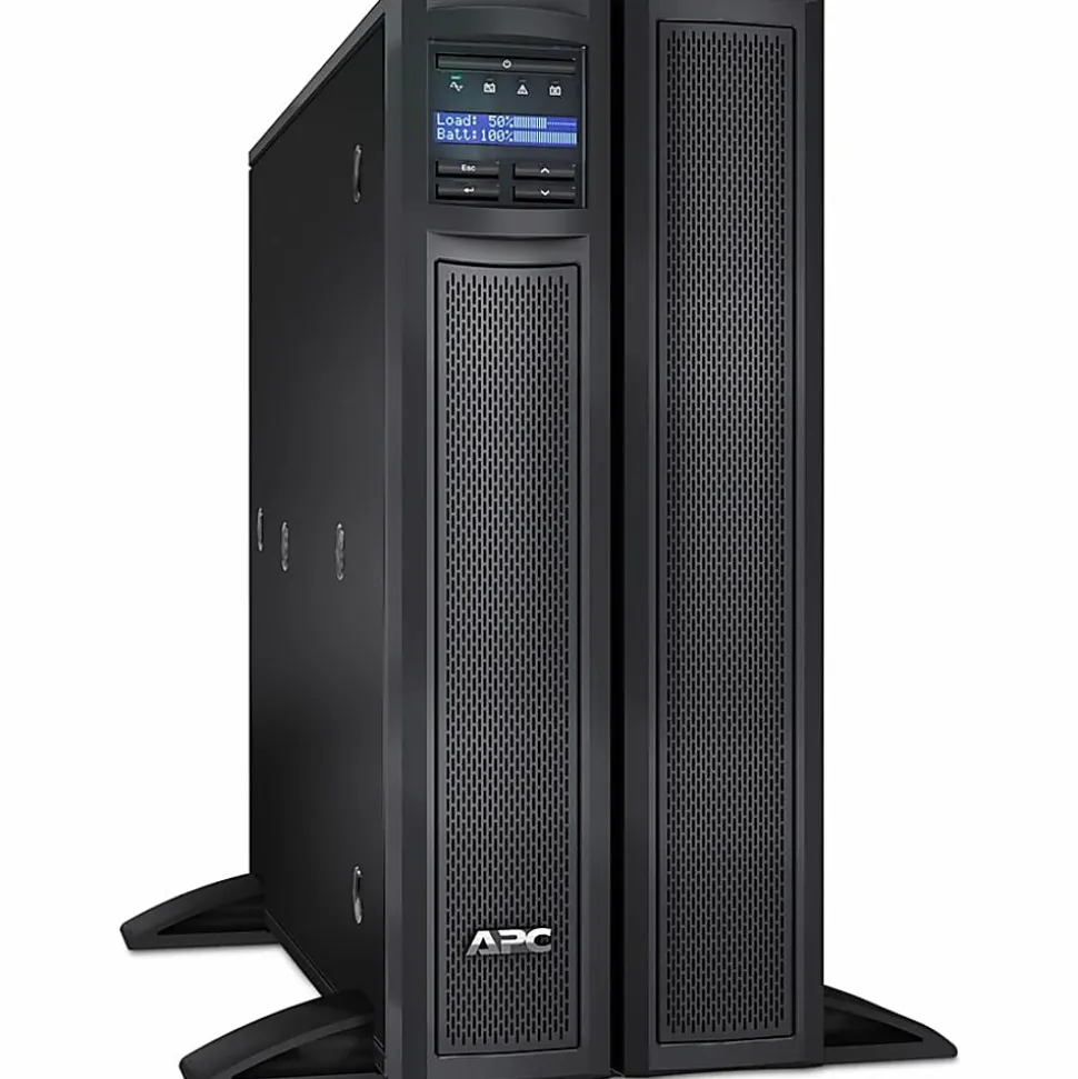 APC by Schneider Electric Smart-UPS X 2200VA Rack/Tower LCD 200-240V - 4U Rack-mountable - 3 Hour Recharge - SMX2200HV