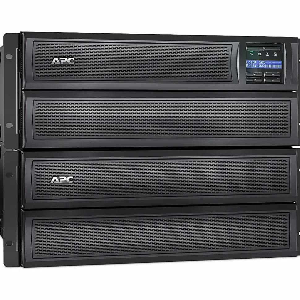 APC by Schneider Electric Smart-UPS X 2200VA Rack/Tower LCD 200-240V - 4U Rack-mountable - 3 Hour Recharge - SMX2200HV