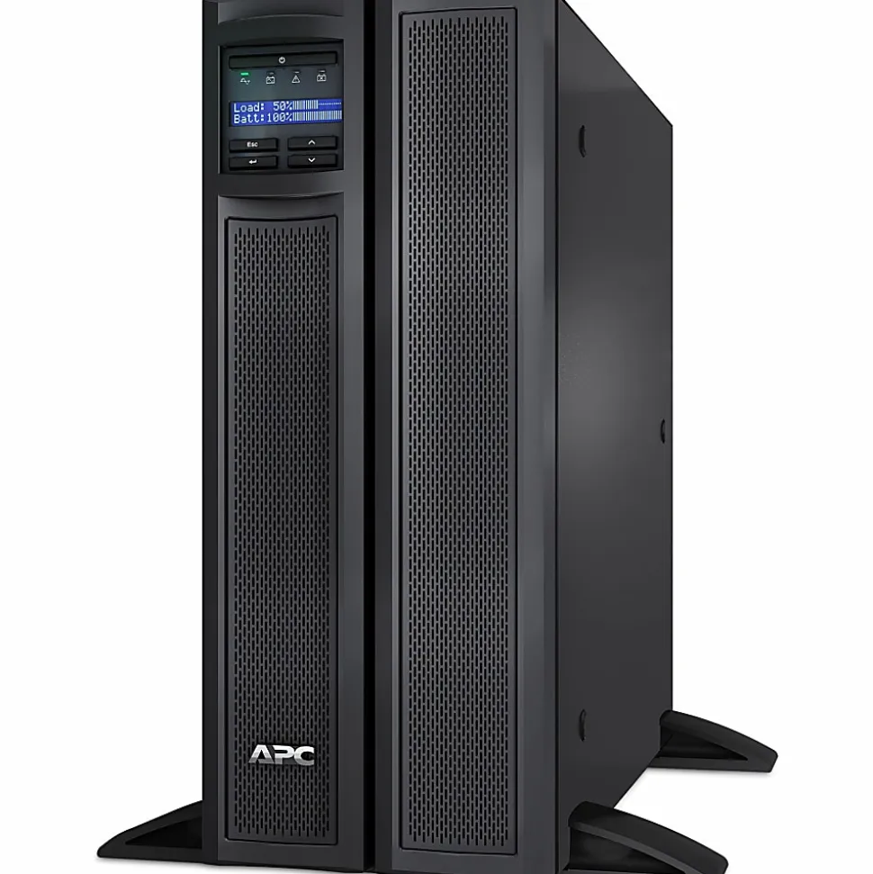APC by Schneider Electric Smart-UPS X 2200VA Rack/Tower LCD 200-240V - 4U Rack-mountable - 3 Hour Recharge - SMX2200HV